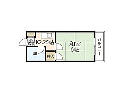 間取図画像 1K