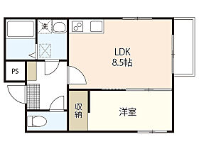 セブンプロート草津浜町  ｜ 広島県広島市西区草津浜町（賃貸アパート1LDK・1階・30.17㎡） その2