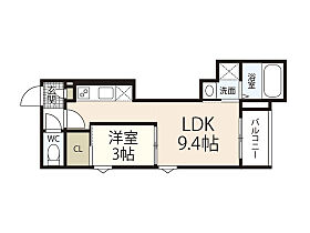 広島県広島市中区江波東1丁目（賃貸アパート1LDK・2階・30.98㎡） その2