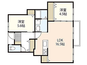 K-WOOD　B  ｜ 広島県廿日市市宮内2丁目（賃貸アパート2LDK・1階・60.34㎡） その2