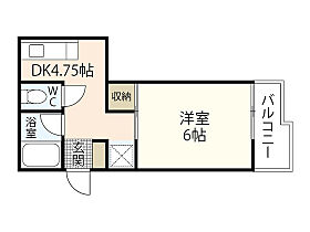 広島県広島市西区大芝3丁目（賃貸マンション1DK・8階・24.16㎡） その1