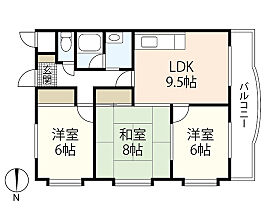 クレール井口  ｜ 広島県広島市西区井口5丁目（賃貸マンション3LDK・2階・64.80㎡） その2