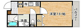 MEER  ｜ 広島県広島市南区宇品御幸2丁目（賃貸マンション1K・2階・25.28㎡） その2