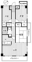 広島県広島市安佐南区中筋1丁目（賃貸マンション3LDK・4階・74.62㎡） その2