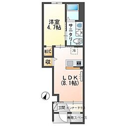 間取図画像 1LDK