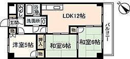 ビラバロン2 3LDKの間取図画像