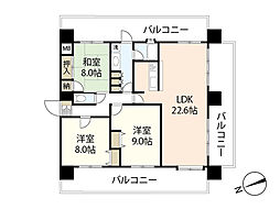 間取図画像 3LDK