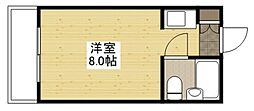 石田ビル ワンルームの間取図画像