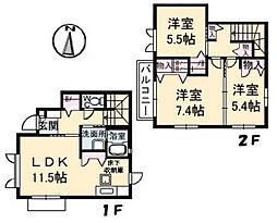 間取図画像 3LDK