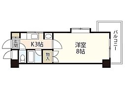 エスポア・コーポ3 1Kの間取図画像