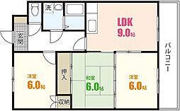 エステート根石 3LDKの間取図画像