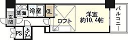 並木Sビル ワンルームの間取図画像