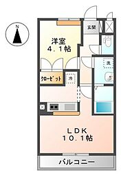 ロイヤルメゾン 1LDKの間取図画像