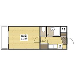 ホープ93 1Kの間取図画像