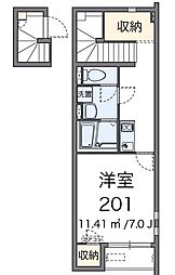 CLEINOLFOREST 1Kの間取図画像