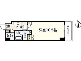 エイトバレー鈴が台  ｜ 広島県広島市西区井口鈴が台1丁目（賃貸マンション1K・5階・29.02㎡） その2