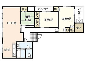 広島県広島市中区国泰寺町1丁目（賃貸マンション3LDK・7階・96.00㎡） その2