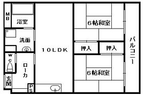 イトービル1（大芝）  ｜ 広島県広島市西区大芝3丁目（賃貸マンション2LDK・3階・59.34㎡） その2