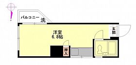 広島県広島市中区羽衣町（賃貸マンション1R・5階・16.60㎡） その2