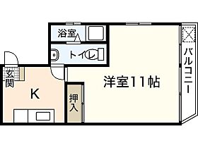 広島県広島市中区幟町（賃貸マンション1K・4階・38.00㎡） その2