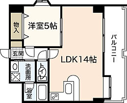 広島県広島市西区井口台1丁目（賃貸マンション1LDK・4階・41.67㎡） その2