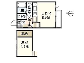 ｅｆｅｅｌ隅の浜  ｜ 広島県広島市佐伯区隅の浜2丁目（賃貸アパート1LDK・2階・24.50㎡） その2