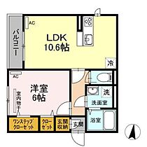 カーサ・アッザレア  ｜ 広島県大竹市西栄2丁目（賃貸アパート1LDK・2階・41.13㎡） その2