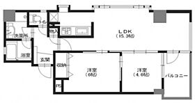 広島県広島市中区富士見町（賃貸マンション2LDK・9階・57.13㎡） その2