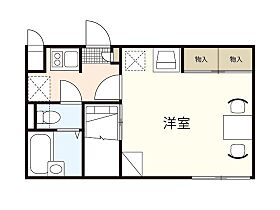 レオパレス高須  ｜ 広島県広島市西区高須2丁目（賃貸アパート1K・1階・19.87㎡） その2