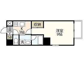 広島県広島市中区榎町（賃貸マンション1K・7階・28.40㎡） その2