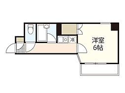 Nビル 1Kの間取図画像