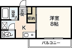間取図画像 1K