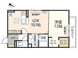 間取図画像 1LDK