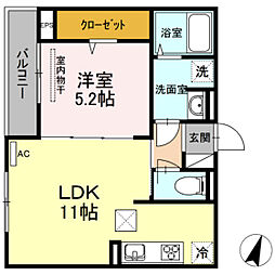 間取図画像 1LDK