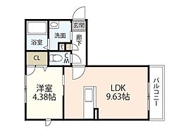 間取図画像 1LDK