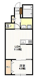 間取図画像 1LDK