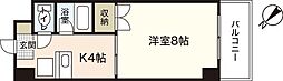 めーるにしむら 1Kの間取図画像