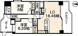 LUCIA 2LDKの間取図画像
