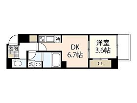 広島県広島市中区土橋町（賃貸マンション1DK・8階・29.71㎡） その2