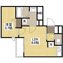 広島県広島市西区南観音4丁目（賃貸マンション1LDK・3階・28.54㎡） その2