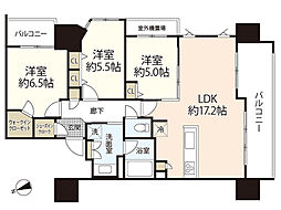 間取図画像 3LDK