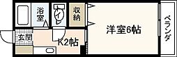 セジュール岩本 1Kの間取図画像