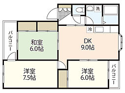 間取図画像 3LDK