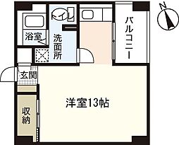 ミオパエーゼ ワンルームの間取図画像