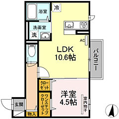 物件の間取り