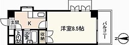 レジデンス西宮 1Kの間取図画像