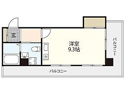 KENSEI7 ワンルームの間取図画像