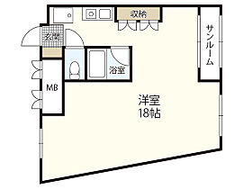 ファインハイム  ｜ 広島県広島市西区井口2丁目（賃貸マンション1R・3階・45.40㎡） その2