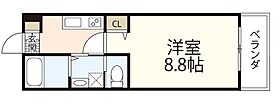 ＭＤＣ隅の浜  ｜ 広島県広島市佐伯区隅の浜1丁目（賃貸アパート1K・2階・25.80㎡） その2