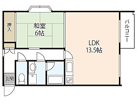 井口台FLATS  ｜ 広島県広島市西区井口台1丁目（賃貸マンション1LDK・2階・47.25㎡） その2